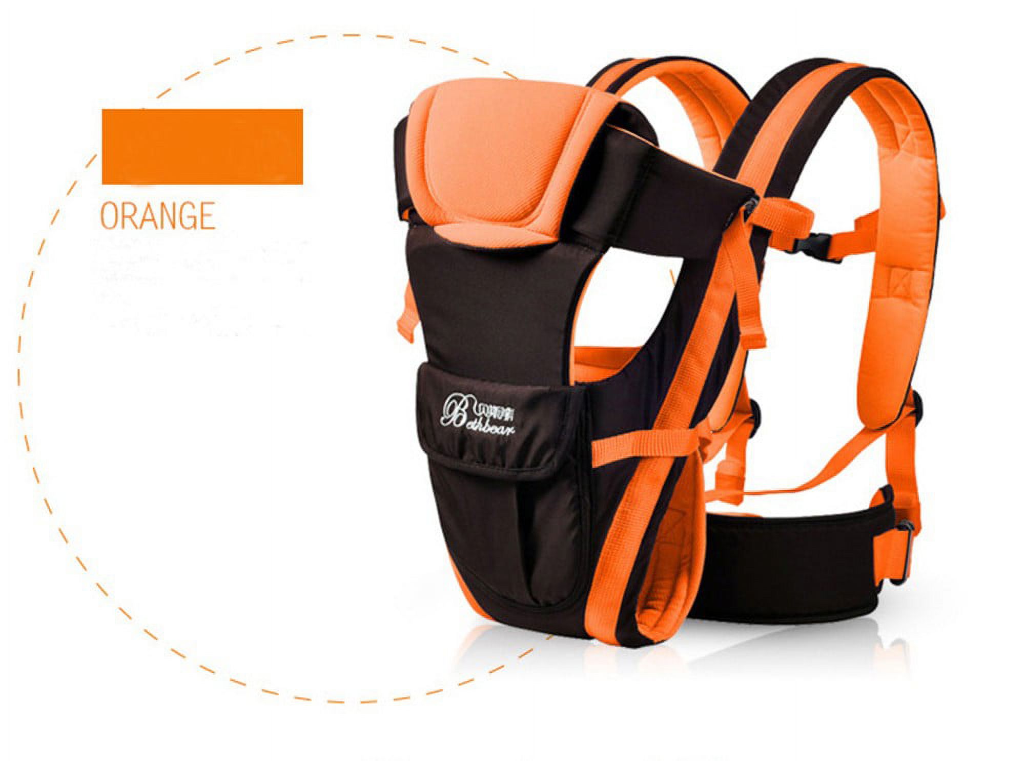 AOMPMSDX Baby Care Baby Boys Girls Carrier Sling Wrap Versatile Backpack Front Back Daily Essentials Orange One Size